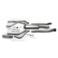 JBA 05-17 Chevrolet Silverado/GMC Sierra 4.3L/4.8L/5.3L 409SS Dual Rear Exit Cat-Back Exhaust - Mufflers & Tips