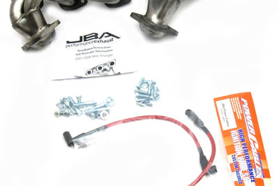 JBA 07-11 Jeep 3.8L V6 1-1/2in Primary Raw 409SS Cat4Ward Header - Exhaust Mufflers & Tips