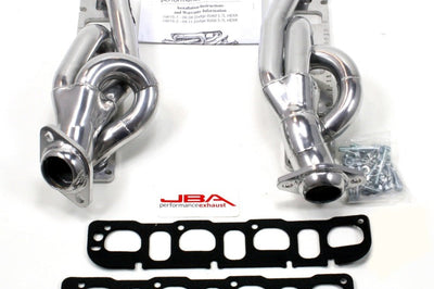 JBA 09-19 RAM 5.7L HEMI 1-5/8in Primary Silver Ctd Cat4Ward Header - Exhaust Mufflers & Tips