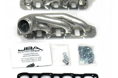 JBA 09-20 Chrysler 5.7L HEMI 1-3/4in Primary Silver Ctd Cat4Ward Header - Exhaust Mufflers & Tips