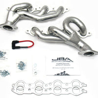 JBA 10-15 Camaro 6.2L LS 1-3/4in Primary Silver Ctd Cat4Ward Header - Exhaust Mufflers & Tips