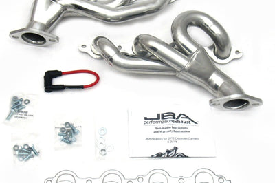 JBA 10-15 Camaro 6.2L LS 1-3/4in Primary Silver Ctd Cat4Ward Header - Exhaust Mufflers & Tips