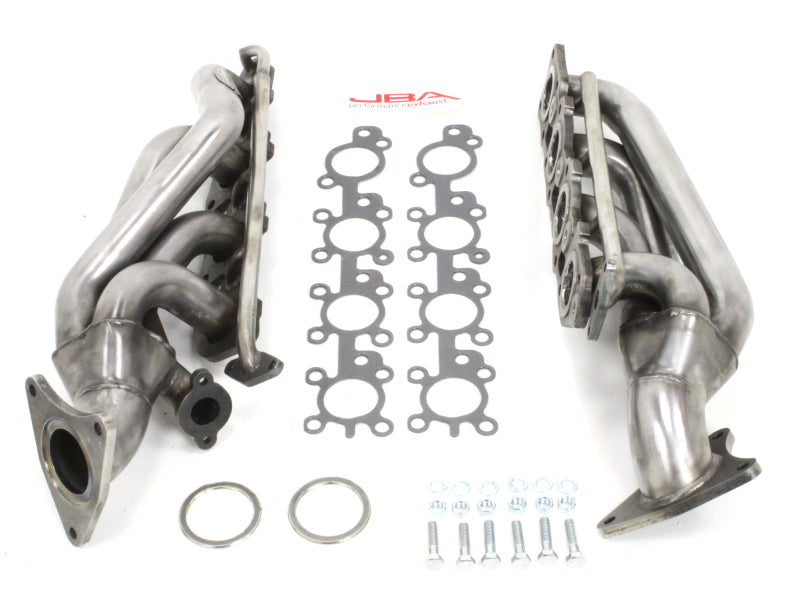 JBA 10-19 Toyota 4.6L V8 1-5/8in Primary Raw 409SS Cat4Ward Header - Exhaust Mufflers & Tips