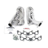 JBA 15-20 Ford Mustang 5.0L 1-3/4in Stainless Steel Silver Ceramic Shorty Header - Exhaust Mufflers & Tips