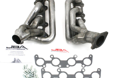 JBA 15-20 Ford Mustang 5.0L Coyote 1-3/4in Primary Raw 409SS Cat4Ward Header - Exhaust Mufflers & Tips