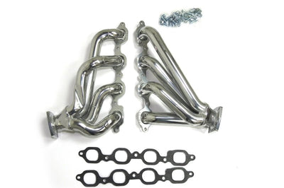 JBA 16-20 Chevrolet Camaro 6.2L LT 1-3/4in Primary Silver Ctd Cat4Ward Header (2016 Carb Exempt) - Exhaust Mufflers &