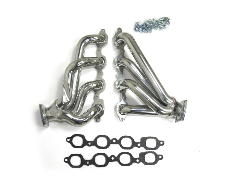 JBA 16-20 Chevrolet Camaro 6.2L LT 1-3/4in Primary Silver Ctd Cat4Ward Header (2016 Carb Exempt) - Exhaust Mufflers &