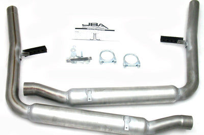 JBA 65-70 Ford Mustang 260-428 409SS GT350R Style Dual Side Header Back Exhaust - Mufflers & Tips