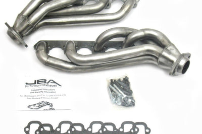 JBA 65-73 Ford Mustang 260-302 SBF w/GT40-P Heads 1-5/8in Primary Raw 409SS Mid Length Header - Exhaust Mufflers & Tips
