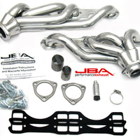 JBA 65-86 GM Truck 265-400 Carbureted w/A.I.R. 1-5/8in Primary Slvr Ctd Cat4Ward Header - Exhaust Mufflers & Tips