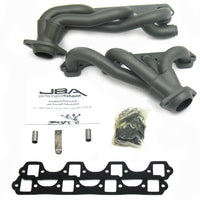 JBA 87-96 Ford F-150 5.8L SBF 1-5/8in Primary Ti Ctd Cat4Ward Header - Exhaust Mufflers & Tips