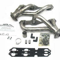 JBA 88-95 & 02-03 GM S-Truck 4.3L V6 4WD 1-1/2in Primary Raw 409SS Cat4Ward Header - Exhaust Mufflers Tips