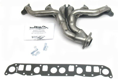 JBA 91-99 Jeep 4.0L 1-1/2in Primary Raw 409SS Cat4Ward Header - Exhaust Mufflers & Tips