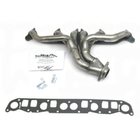 JBA 91-99 Jeep 4.0L 1-1/2in Primary Raw 409SS Cat4Ward Header - Exhaust Mufflers & Tips