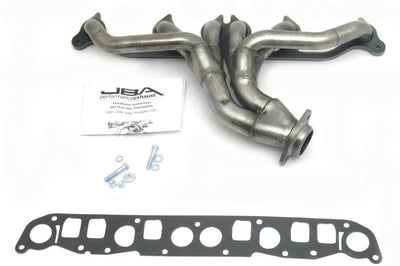 JBA 91-99 Jeep 4.0L 1-1/2in Primary Raw 409SS Cat4Ward Header - Exhaust Mufflers & Tips