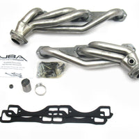 JBA 92-95 Chevrolet Blazer 5.0L/5.7L w/o A.I.R. 1-1/2in Primary Raw 409SS Cat4Ward Header - Exhaust Mufflers & Tips