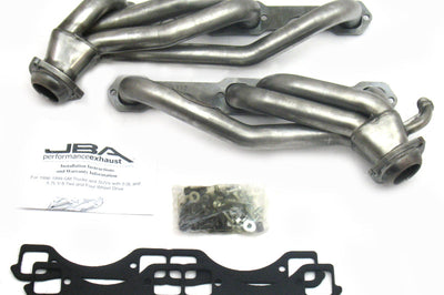 JBA 96-00 GM Truck 5.0L/5.7L SBC w/o A.I.R. 1-1/2in Primary Raw 409SS Cat4Ward Header - Exhaust Mufflers & Tips