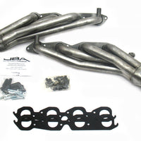 JBA 96-00 GM Truck 7.4L Voretc w/EGR & A.I.R. 1-3/4in Primary Raw 409SS Cat4Ward Header - Exhaust Mufflers Tips