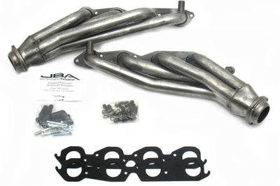 JBA 96-00 GM Truck 7.4L Voretc w/EGR & A.I.R. 1-3/4in Primary Raw 409SS Cat4Ward Header - Exhaust Mufflers Tips