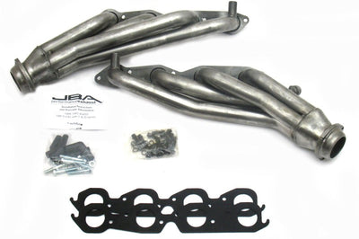 JBA 96-00 GM Truck 7.4L Voretc w/EGR & A.I.R. 1-3/4in Primary Raw 409SS Cat4Ward Header - Exhaust Mufflers Tips