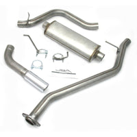 JBA 99-06 Chevrolet Silverado1500 Ext Cab Short Bed 4.3-5.3L 409SS Single Cat-Back Exhaust - Mufflers & Tips