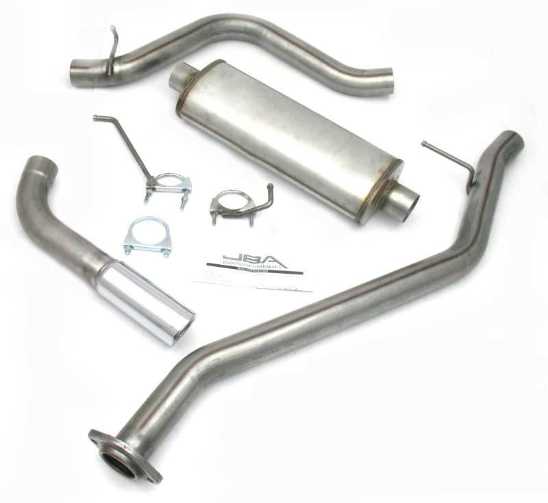 JBA 99-06 Chevrolet Silverado1500 Ext Cab Short Bed 4.3-5.3L 409SS Single Cat-Back Exhaust - Mufflers & Tips