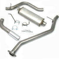JBA 99-06 Chevrolet Silverado1500 Ext Cab Short Bed 4.3-5.3L 409SS Single Cat-Back Exhaust - Mufflers & Tips