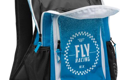 FLY RACING Jump Pack Backpack Blue/White - Luggage