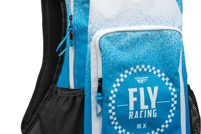 FLY RACING Jump Pack Backpack Blue/White - Luggage
