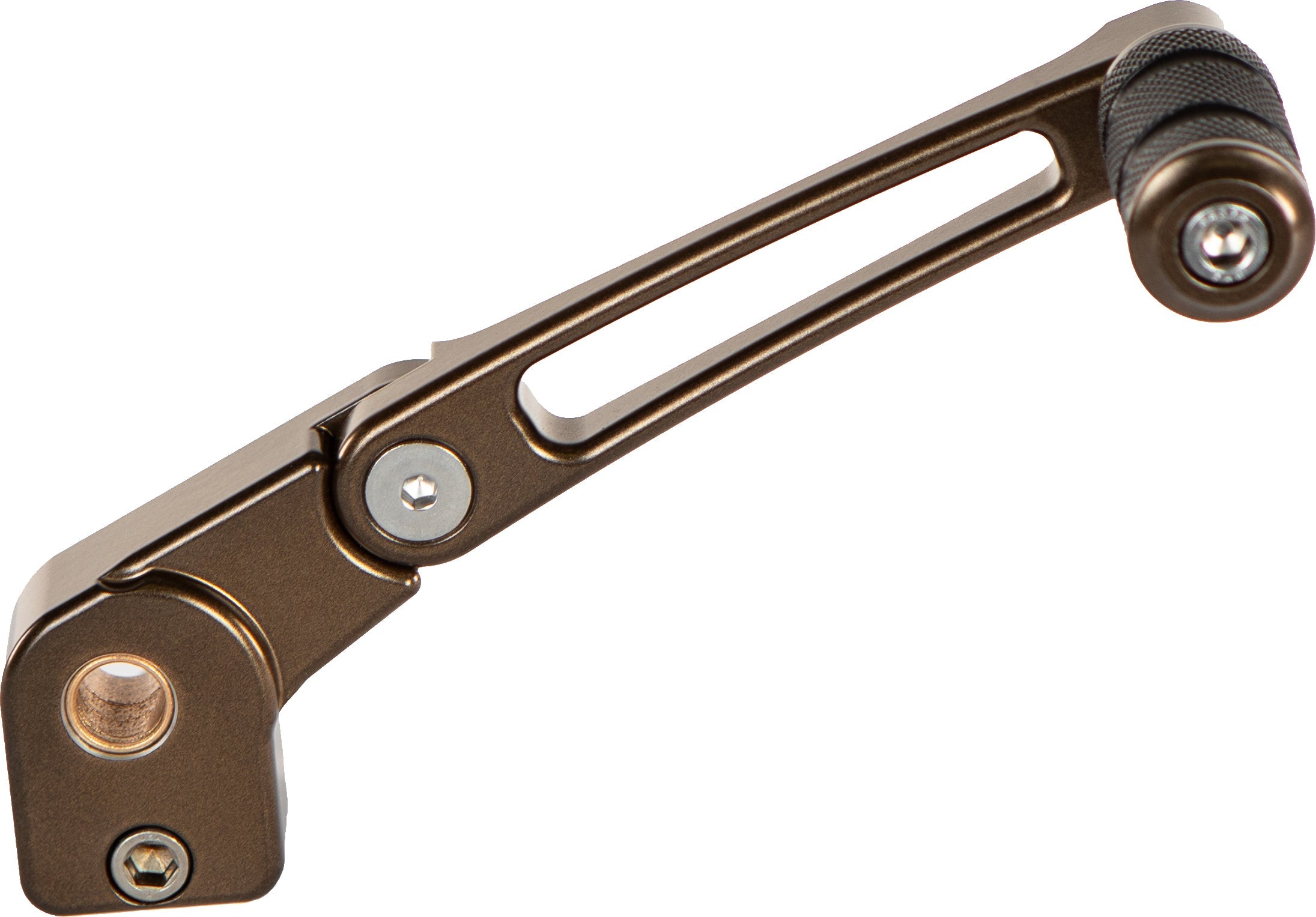 SANTORO FABWORX Just The Tip Adj Brk Arm Softail W/Mids Bronze