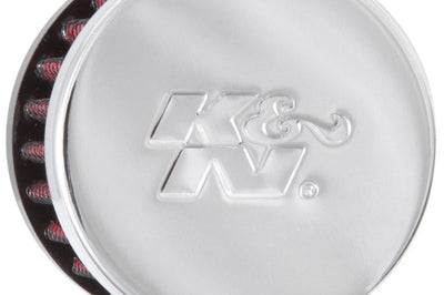 K&N Engineering 0.625 inch ID 2 OD 1.5 H Clamp On Crankcase Vent Filter - Air Filters