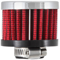 K&N Engineering 0.625 inch ID 2 OD 1.5 H Clamp On Crankcase Vent Filter - Air Filters