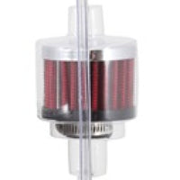 K&N Engineering 0.625 inch ID 2 OD 1.5 H Clamp On Crankcase Vent Filter - Air Filters