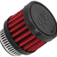K&N Engineering 0.75 inch ID 1.375 OD 1.125 H Clamp On Crankcase Vent Filter - Air Filters
