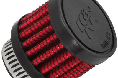 K&N Engineering 0.75 inch ID 1.375 OD 1.125 H Clamp On Crankcase Vent Filter - Air Filters
