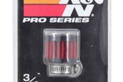 K&N Engineering 0.75 inch ID 1.375 OD 1.125 H Clamp On Crankcase Vent Filter - Air Filters