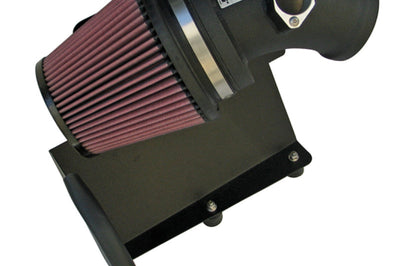 K&N Engineering 01-05 BMW M3 E46 Wrinkle Black Typhoon Short Ram Intake - Air Systems