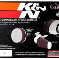 K&N Engineering 01-11 Harley Davidson FX / FL Aircharger Performance Intake Kit - Misc Powersports