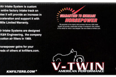 K&N Engineering 01-11 Harley Davidson FX / FL Aircharger Performance Intake Kit - Misc Powersports