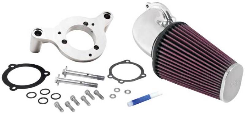 K&N Engineering 01-11 Harley Davidson FX / FL Aircharger Performance Intake Kit - Misc Powersports