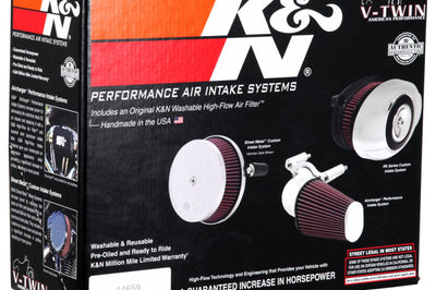 K&N Engineering 01-11 Harley Davidson FX / FL Aircharger Performance Intake Kit - Misc Powersports