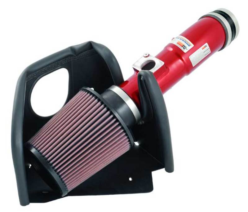 K&N Engineering 06 Eclipse GT 3.8L V6 Red Typhoon Short Ram Intake - Air Systems