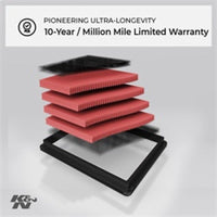 K&N Engineering 07-10 Toyota Camry Drop In Air Filter - Filters