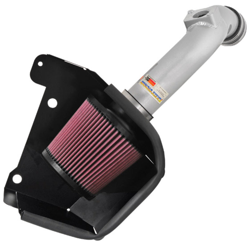 K&N Engineering 07 Mitsubishi Lancer L4-2.0L Silver Typhoon Short Ram Intake - Air Systems