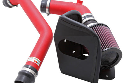 K&N Engineering 08-09 Mitsubishi Evo X Wrinkle Red Typhoon Short Ram Intake - Air Systems