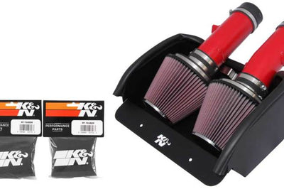 K&N Engineering 08 Dodge Viper 8.4L-V10 Red Typhoon Short Ram Intake - Air Systems