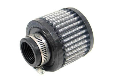 K&N Engineering 1.25in Flange ID x 3in OD 2.5 inch H Rubber Base Crankcase Vent Filter - Air Filters