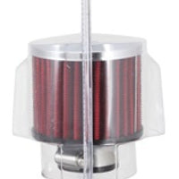 K&N Engineering 1.25in Flange ID x 3in OD 2.5in H Rubber Base Crankcase Vent Filter - Air Filters