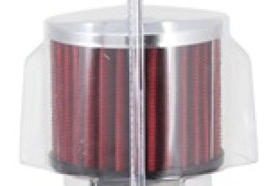 K&N Engineering 1.25in Flange ID x 3in OD 2.5in H Rubber Base Crankcase Vent Filter - Air Filters