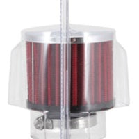 K&N Engineering 1.375 inch ID 3 OD 2.5 H Clamp On Crankcase Vent Filter - Air Filters